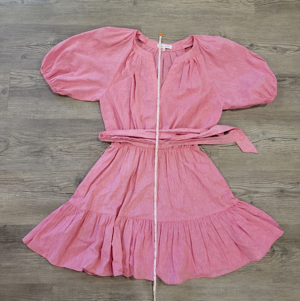 Willa Story Linen Midi Dress Size Small - Picture 11 of 16